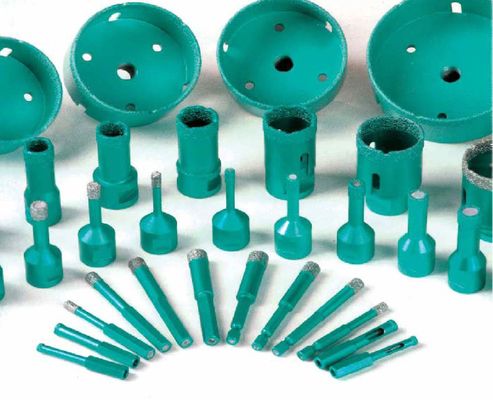 Uは真空によってろう付けされるダイヤモンドの穴あけ工具のダイヤモンドの穿孔機18に120MMを形づける