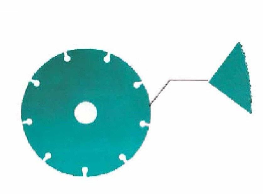 115mmの釘が付いている木を切るための真空によってろう付けされるダイヤモンド ディスク具体的な切断車輪